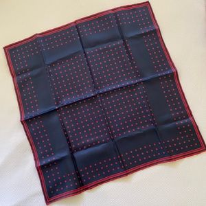 Mens silk pocket square from Bergdorf Goodman